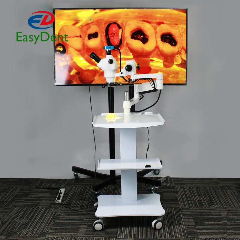 Стоматологический операционный микроскоп стоматологическая клиника Портативный хирургический Эндодонтический с камерой масштабируемый 16 МП распродажа
