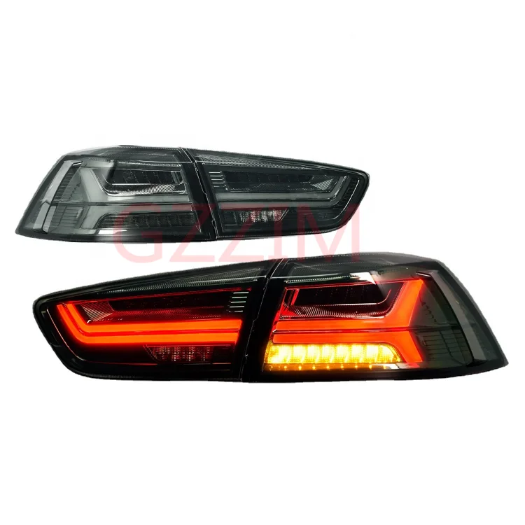 Led Rear Bumper Reflector Lights with Flow Brake Turn Signal Lamp for Lancer 2007-20018