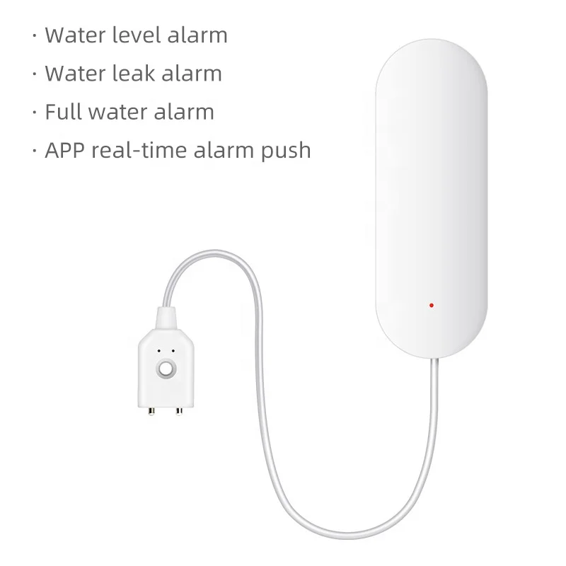 WiFi water leak detector home kitchen living room water level alarm tuya smart water pipe leak sensor