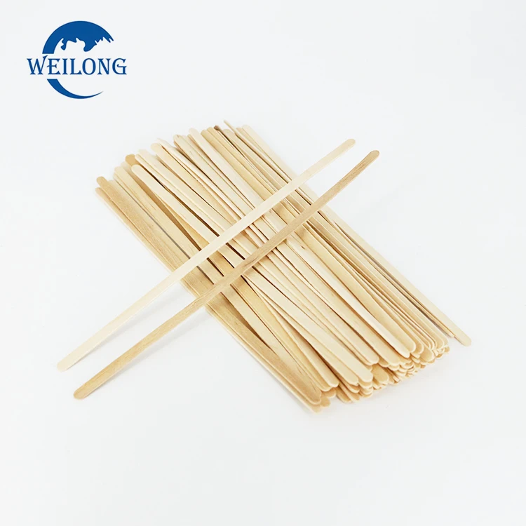 7-inch Length wood Coffee stirrers disposable wood stirring rod coffee stick tea sticks