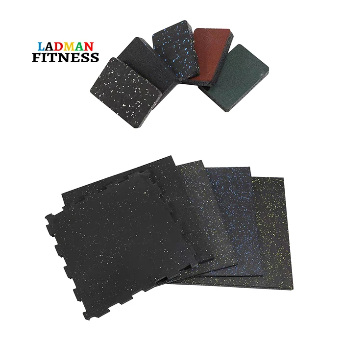 Eco-friendly Customized 10-50mm Epdm Heavy Duty Clipped High Density Non Toxic Tile Rolls Gym Rubber Flooring Mat For Sale