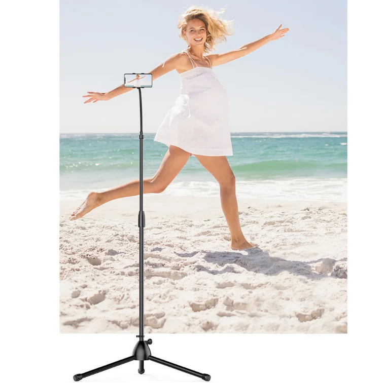 
Adjustable Floor Tablet Stand Flexible Arm Tripod Mount Bracket Rotation Bed Mobile Phone Holder for iPhone iPad Air Mini 