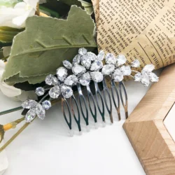 2020 Newest handmade bridal hair accessories zircon wedding hair combs