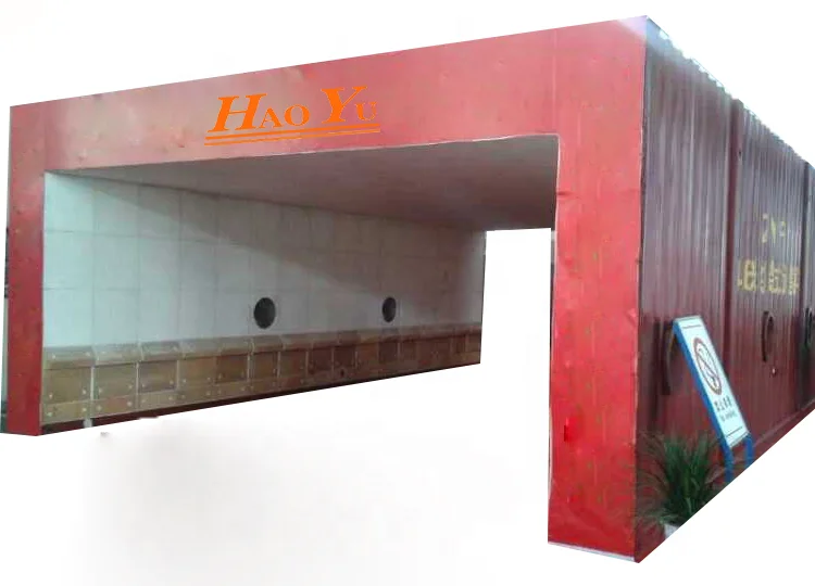 Coal fired tunnel kiln for fired clay red brick plant Brick furnace Assembled mobile tunnel brick kiln