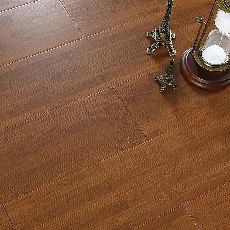 Standard Indoor Soild Bamboo Flooring With Wood Carbonizedstrand Woven Bamboo Floor