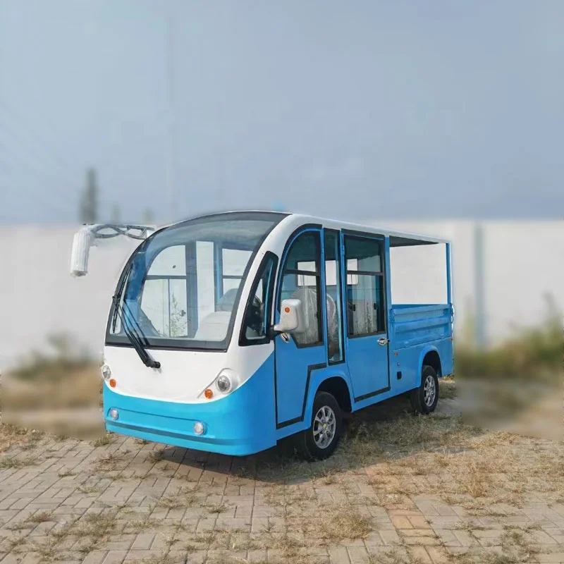 2022 new arrival electric sightseeing car low speed electric special vehicle for industrial park internal cargo transportation