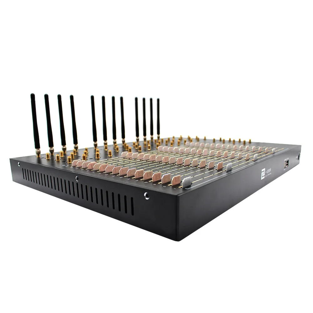 High Quality 64 Port Gsm 4g Mobile Gateway Modem 64 SIM Card  SMS Modem for Bulk Sending Message