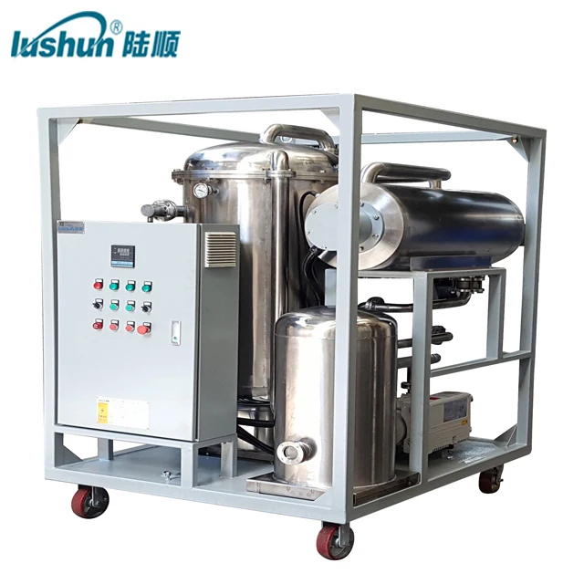 Industrial Filter Turbine Oil Vacuum Oil Purifier Recycling Oil Filter Deemulsification Vacuum Dehydration, Degassing