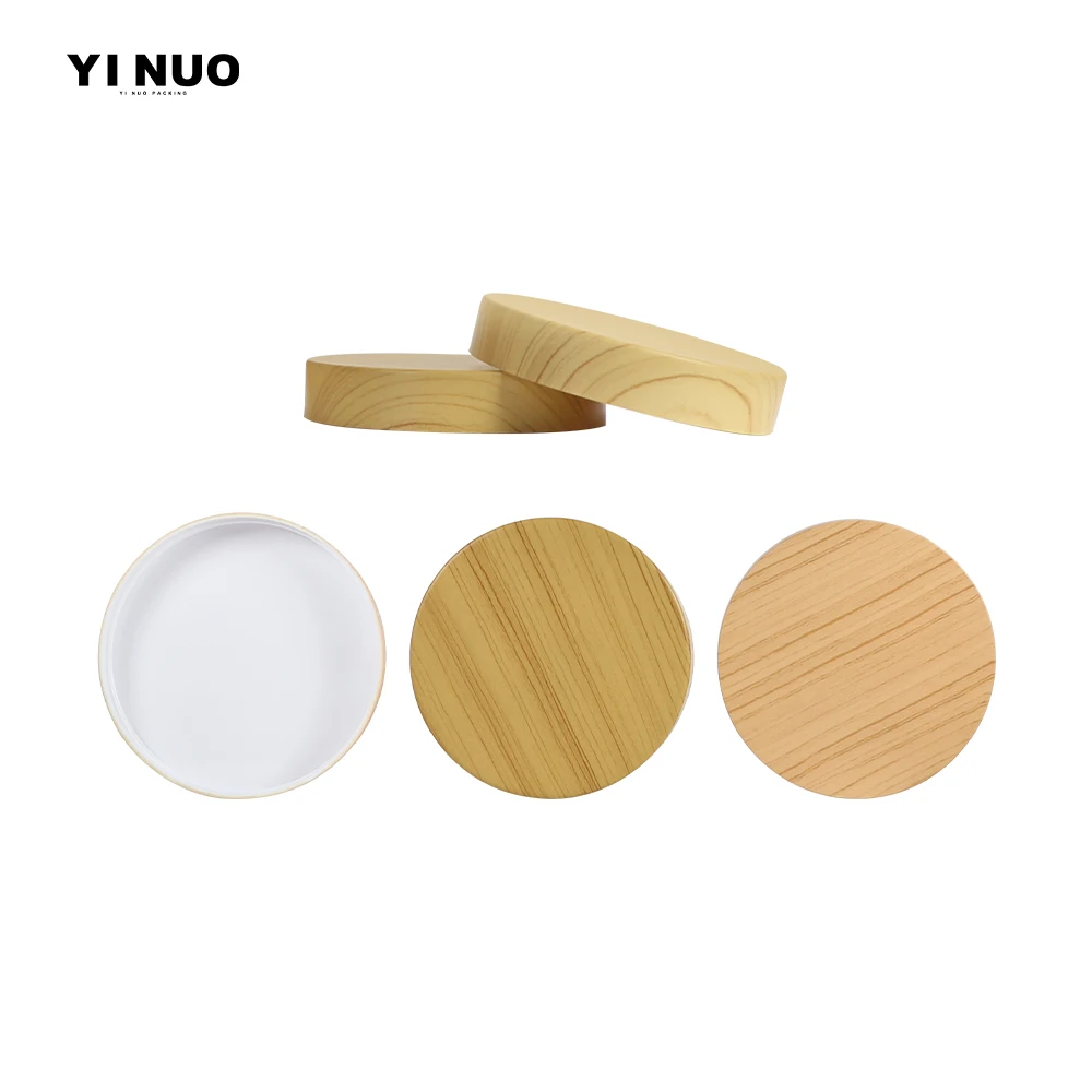 150ml 180ml 200ml 250ml home storage jar Clear Pet Jars Container With Plastic bamboo Lid Transparent Plastic Storage Bottle