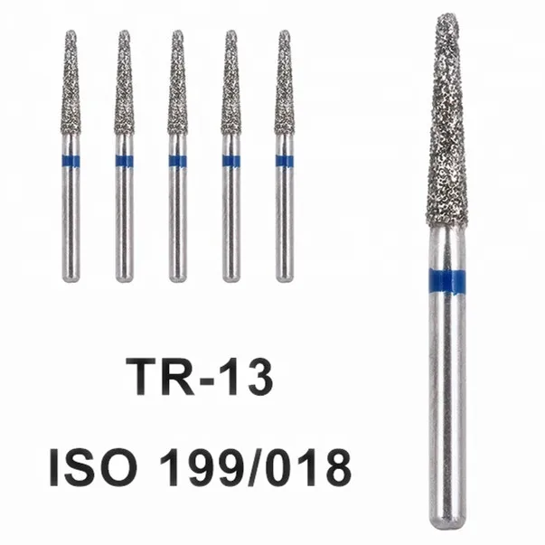 stainless steel straight ogvial types dental diamond burs
