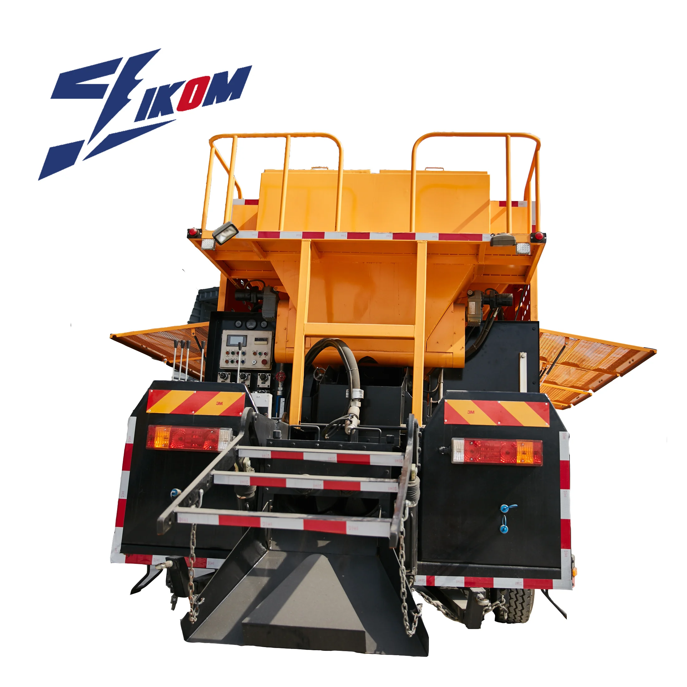 IKOM Semi- trailer type Micro slurry seal surfacing asphalt paver pavement machine