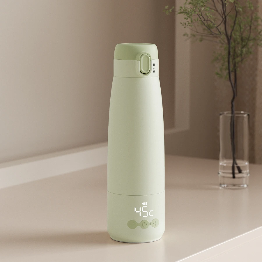 Amazons online shop hot sale baby product intelligent heating baby milk water keep warn container baby milk warmer bottle