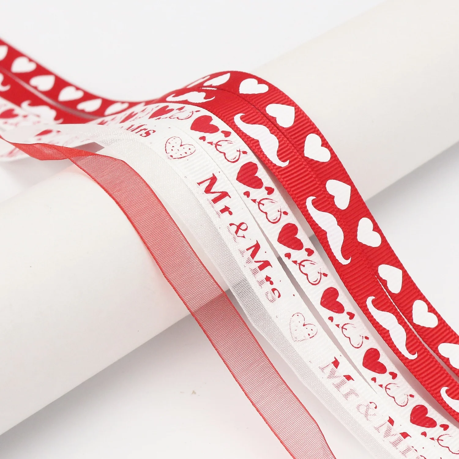 Midi Factory Wholesale Price Ribbons Yards Roll Customized DIY Wreaths Gift Party Decoration Personalized Ribbons For Wedding