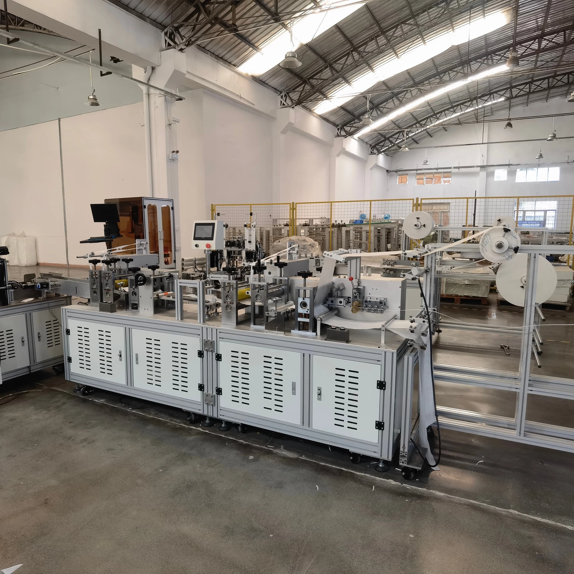 Kf94 Headband Full Automatic Face surgical making machine n95 machines mask maker