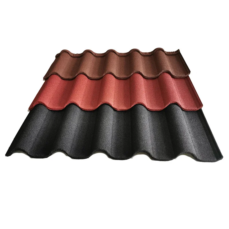 China Supplier Stone Metal Natural Stone Coated Roof Tile for Office Building Material