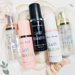 private label foam lash shampoo brush bottles eyelash foam eyelash extension shampoo