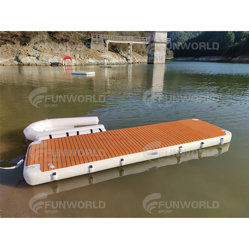 Factory direct OEM/ODM Design Leisure Drop Stitch Inflatable Floating Air Dock