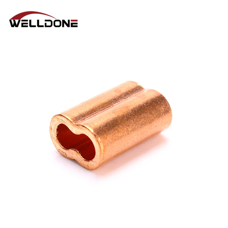 High Quality US Type Copper Hourglass Sleeve Ferrule for wire rope