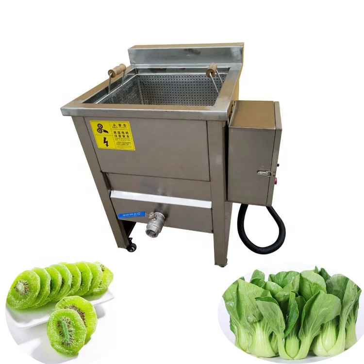 Mushroom blanching machine potato chips blanching machines fruit vegetable blanching steam machine
