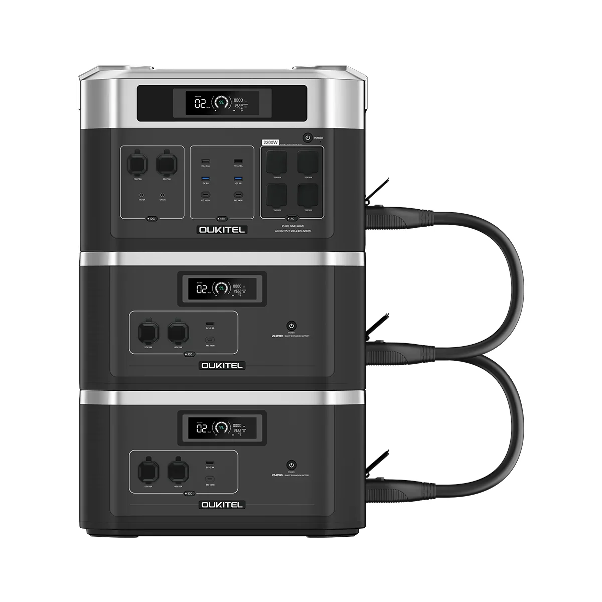 OUKITEL BP2000 запасной аккумулятор портативная электростанция 2200 Вт 2048Wh солнечный генератор