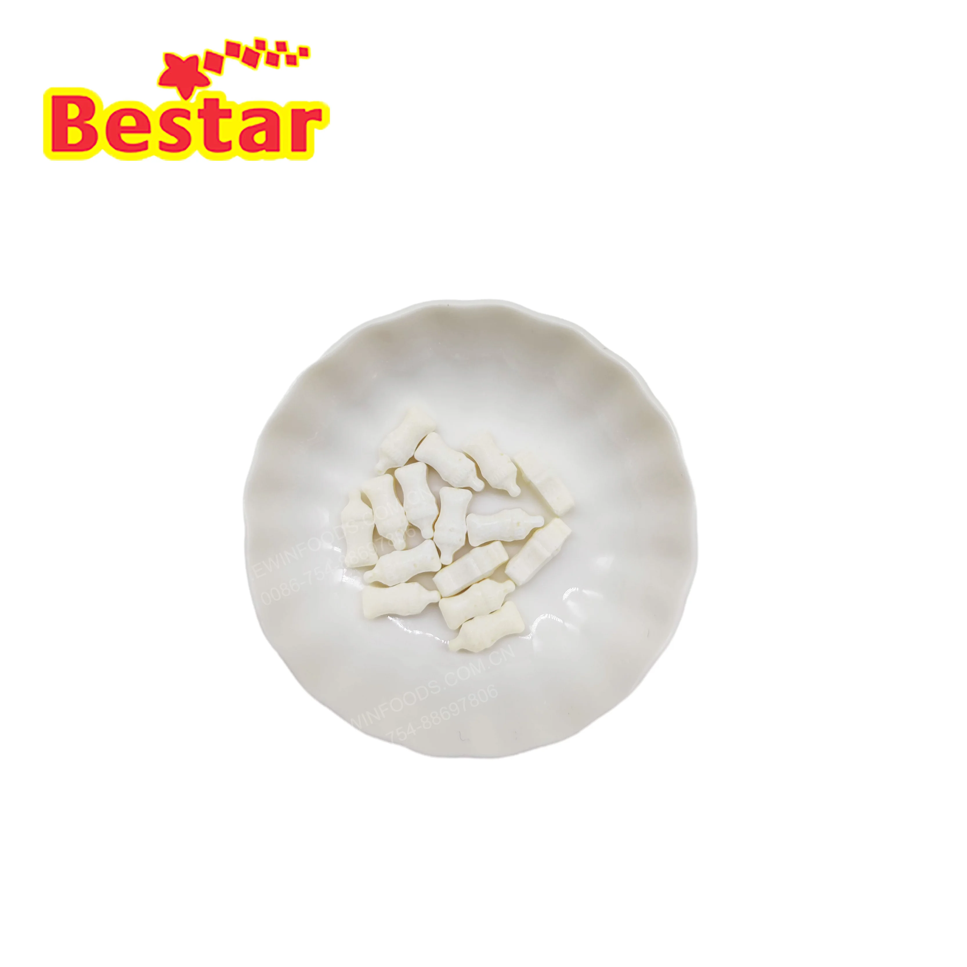 Baby bottle yogurt shaped tablet candy hard dextrose candy in nipple bottle yogurt flavor candy