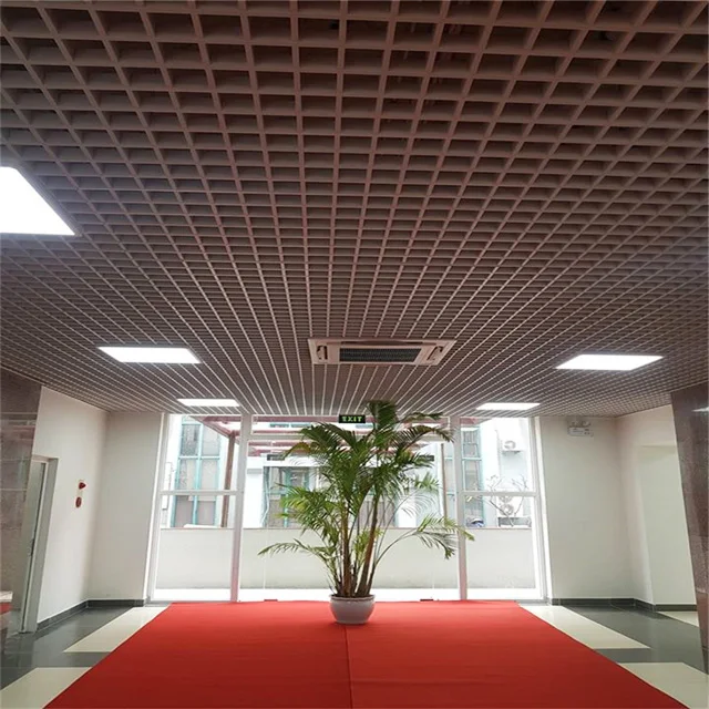 Aluminum powder coating clip-in wave board false ceiling groove acoustic baffle ceiling