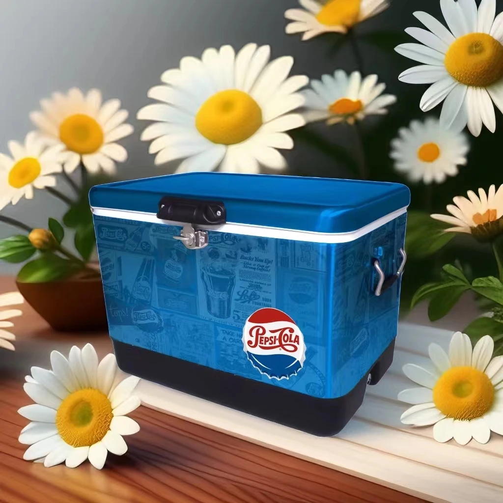 Corona 53L Beer Cooler Box Stainless Steel Camping Metal Vintage Customized Square Buckets, Coolers & Holders Sustainable 51L