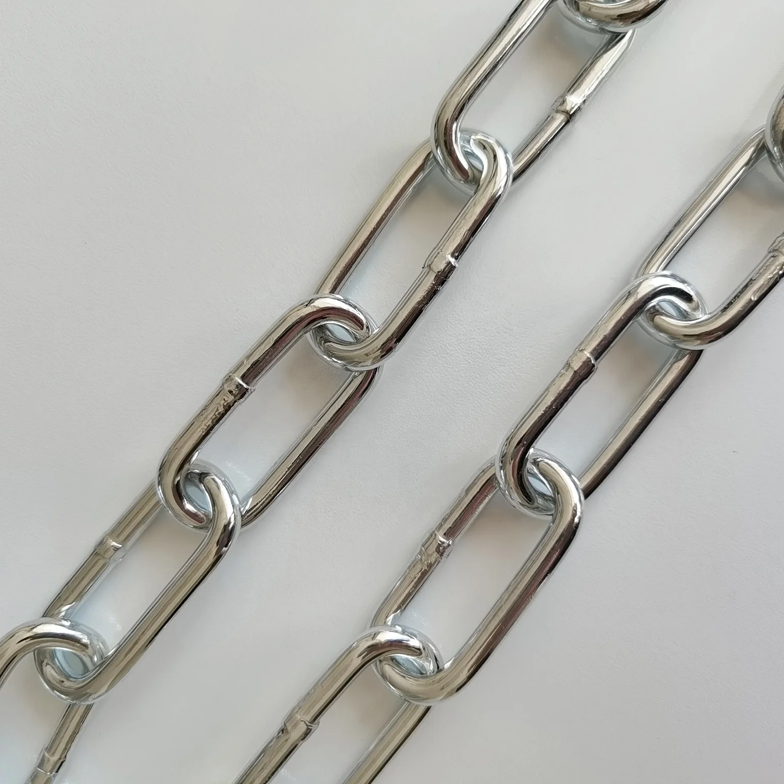 G30/G40 Smooth Welding 6MM Steel Galvanized Chain DIN763 Long Link Chain