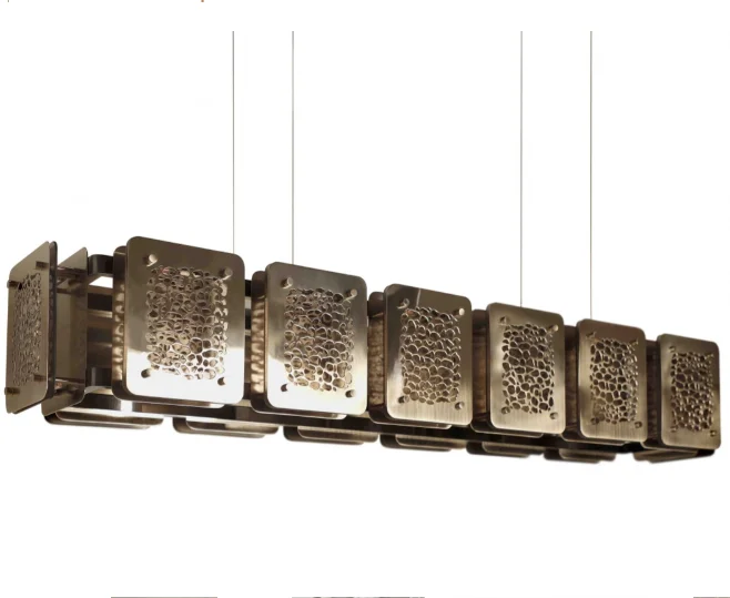 Safari Suspension Snooker Castro Lighting Restaurant Hotel Project Crystal Chandelier Ceiling Lamp Unique Designs Pendant Lamps
