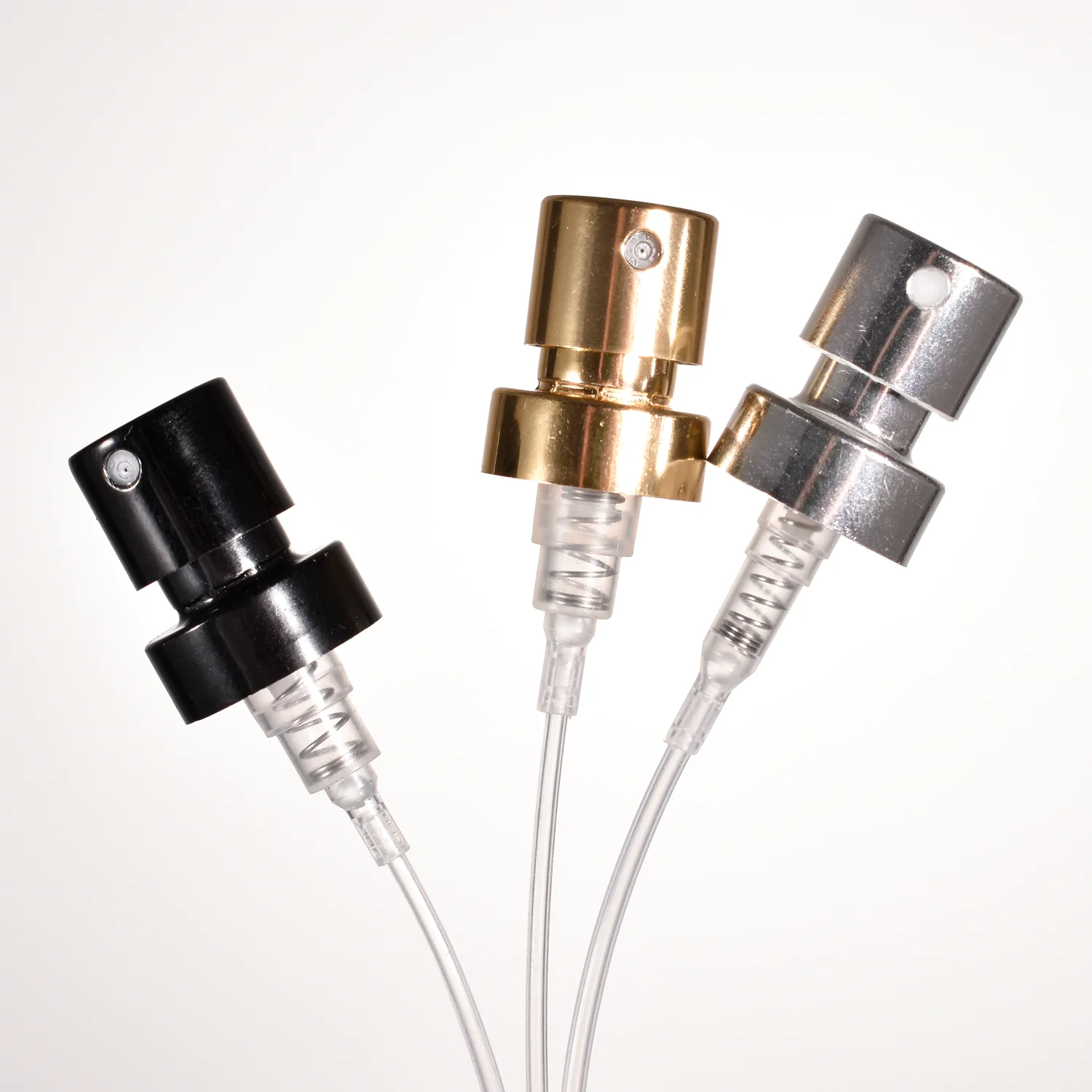 Factory Price 13mm Metal Perfume Atomizer Nozzle 15mm Electrochemical Aluminum Mist Sprayer Pump with Caps