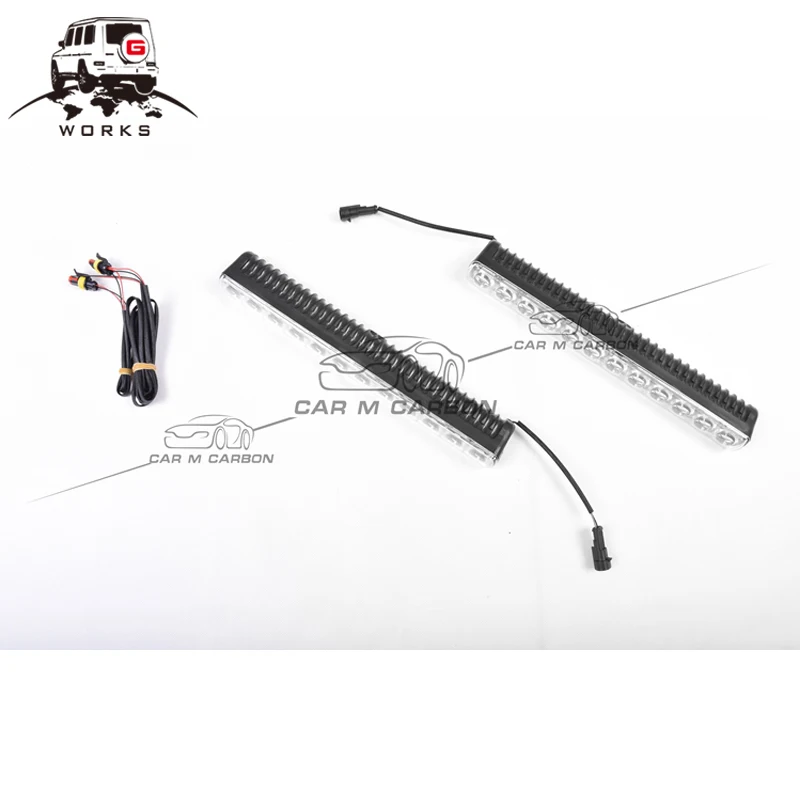 Good price!G-class 1990-2018y Roof Spoiler with LED For W463 G63 G65 G500 Style Front Spoiler Auto Car Parts Bodykit Roof Light