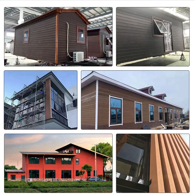 
Decorative 3d crack-resistant wpc cladding wpc outdoor wall panel with accessories 