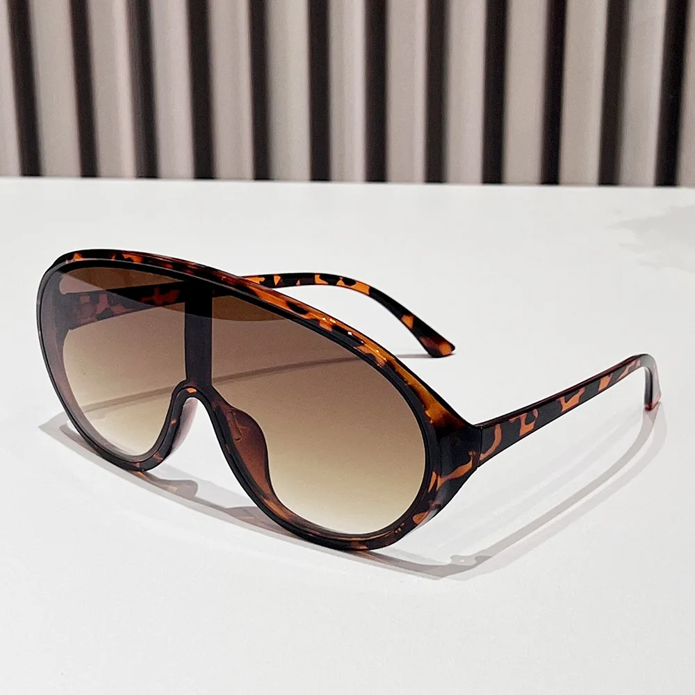 TY1657 Trendy Oversized Punk Y2K Sun Glasses Men Fashion Luxury Brand One Piece Vintage Sunglass Sports Eyewear UV400 Shades