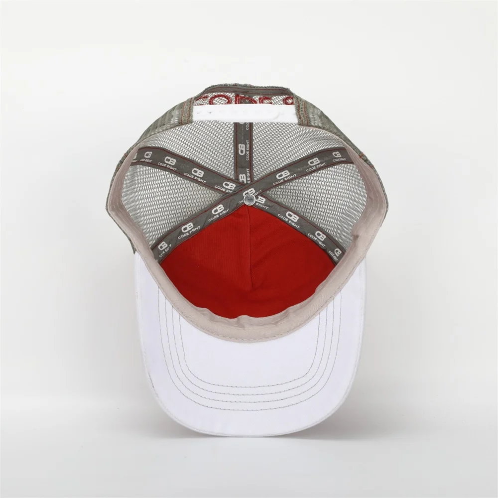 OEM Индивидуальные высококачественные мужские 5 панелей ОАЭ Дубай Стиль Простые 3D вышивка логотипом из пенопласта с короткими полями сетчатые летние кепки для грузовиков