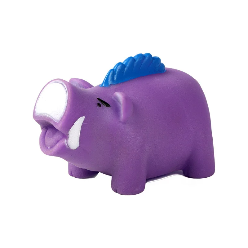Wholesale Price Plastic Boar Pig Squeak Durable Chew Toy Cute Pet Interactive Toy For Dogs Good Quality Pet Toys