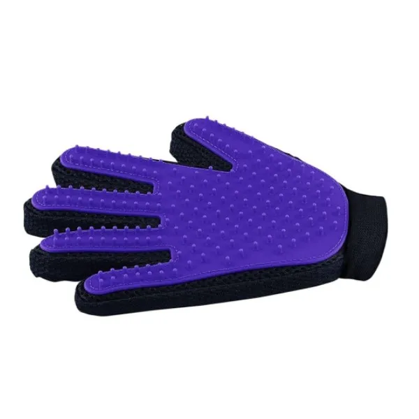 Pet Hair Remover Glove - Gentle Pet Grooming Glove Brush - Deshedding Glove - Massage Mitt