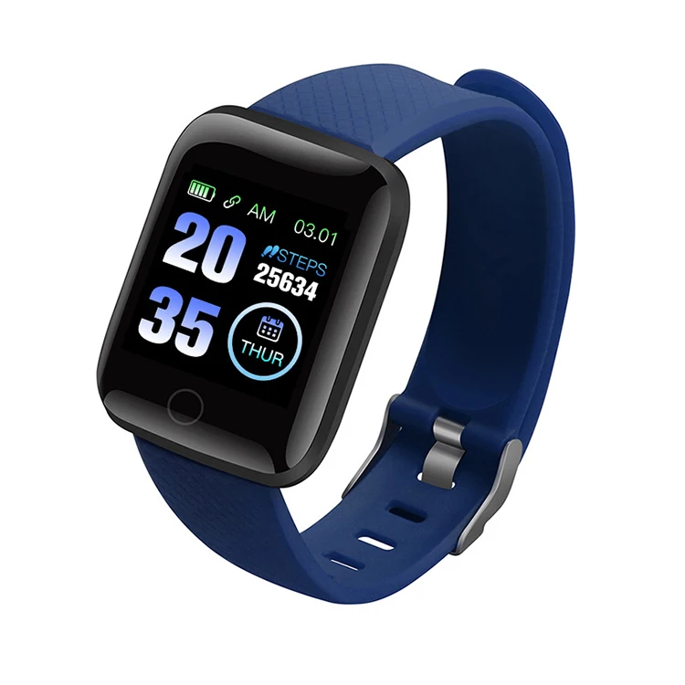 
1.3 inch new color screen smart bracelet A6S/116PLUS blood pressure heart rate monitoring step counter sports bracelet 