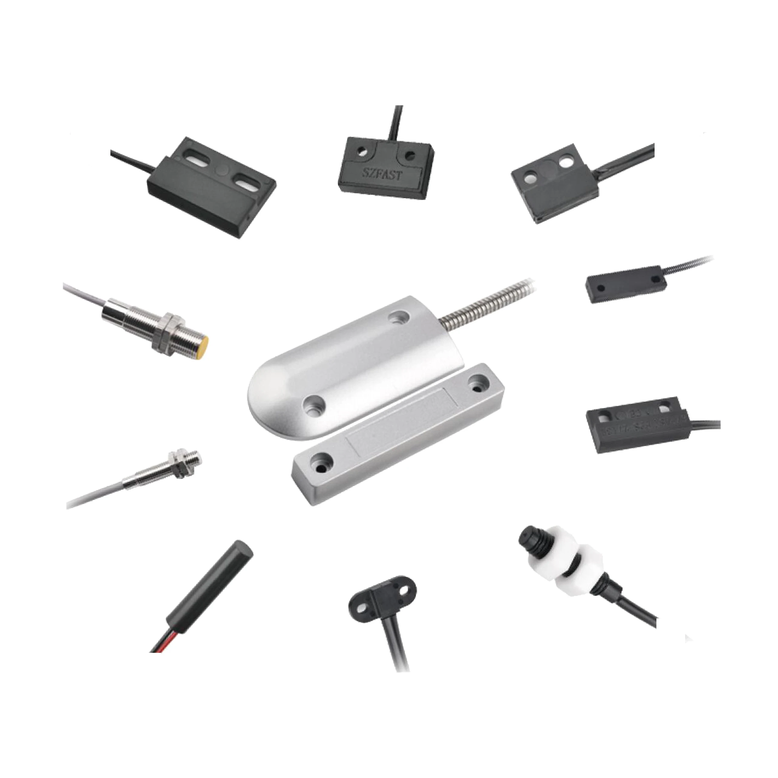 rectangular/cylindrical plastic molded magnetic reed proximity switch/sensor ,magnetic plastic reed switch