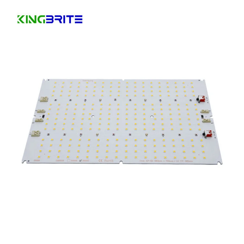 Отдельные переключатели для UV/IR 120 Вт Kingbrite PCBA Samsung LM301H с XP-E2 660 нм 730 UV светодиодного света (только PCBA)