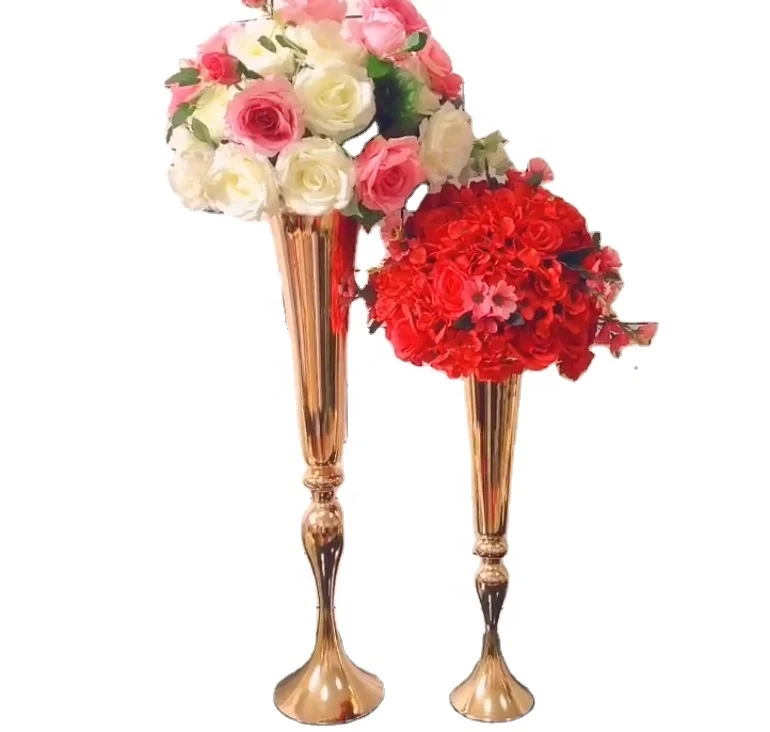 Wholesale gold mental  Decorative White Ostrich Feathers For Wedding Centerpieces 3344