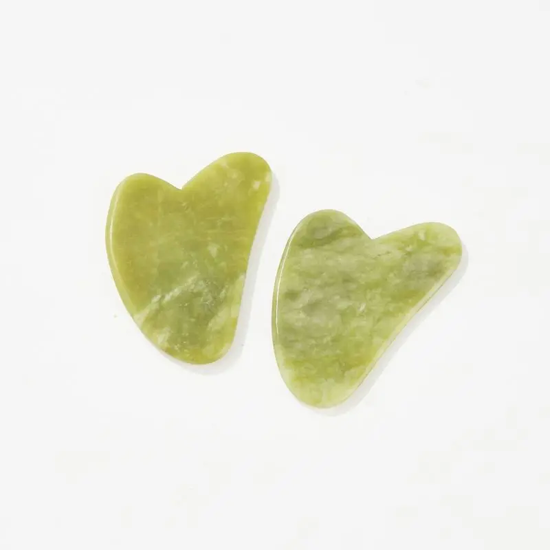 New Scraping Board Jade Crystal Acupuncture Stone Scraper Face Lift Slim Face Scraping Instrument