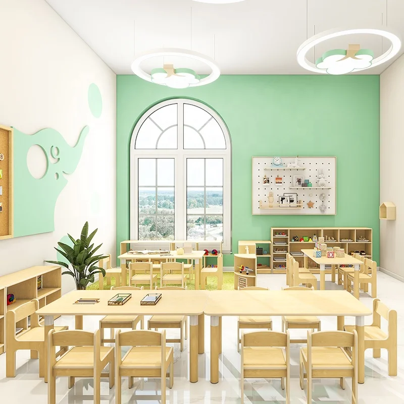 Kindergarten Montessori Classroom Design with Premium Preschool Furniture and Daycare Furniture Wholesale