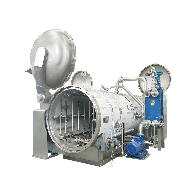 Automatic horizontal autoclave machine steam pressure autoclave for bottled drinks and foods