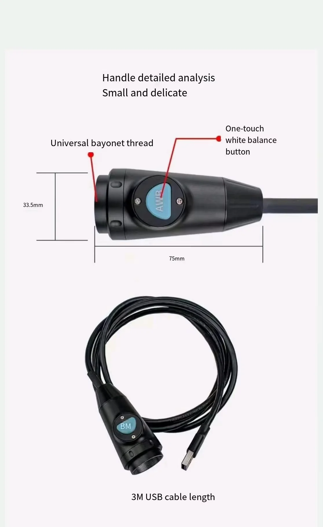 SNUKE USB HD 1080P Endoscope Camera Portable Endoscope System USB3.0