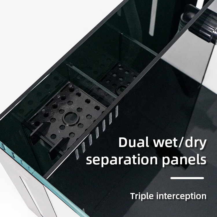 Relaxlines Custom Black Without Base Cabinets Desktop Aquarium Fish Tank Glass Aquarium Tank For Home And Office