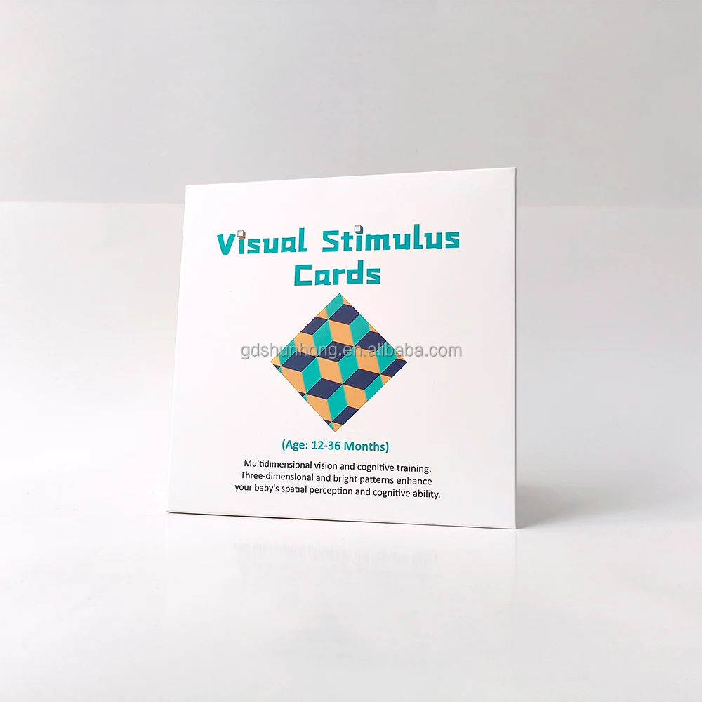 Educational toys high contrast baby flashcard 12-36 months baby visual stimulus flash cards/cognitive cards