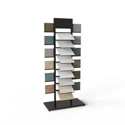 Kainice Marble Decor Panel Frame And Porcelain Adjustable Tile Rotating Ceramic Sliding Color Stand hole board Stone Display