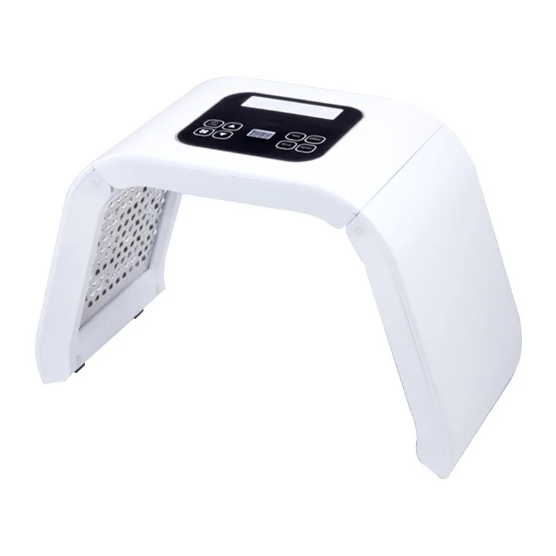 7-Color LED Photodynamic Instrument for Face Acne Treatment Foldable ABS Stand UK/EU US Plugs PDT Spectrometer Beauty Salon Use