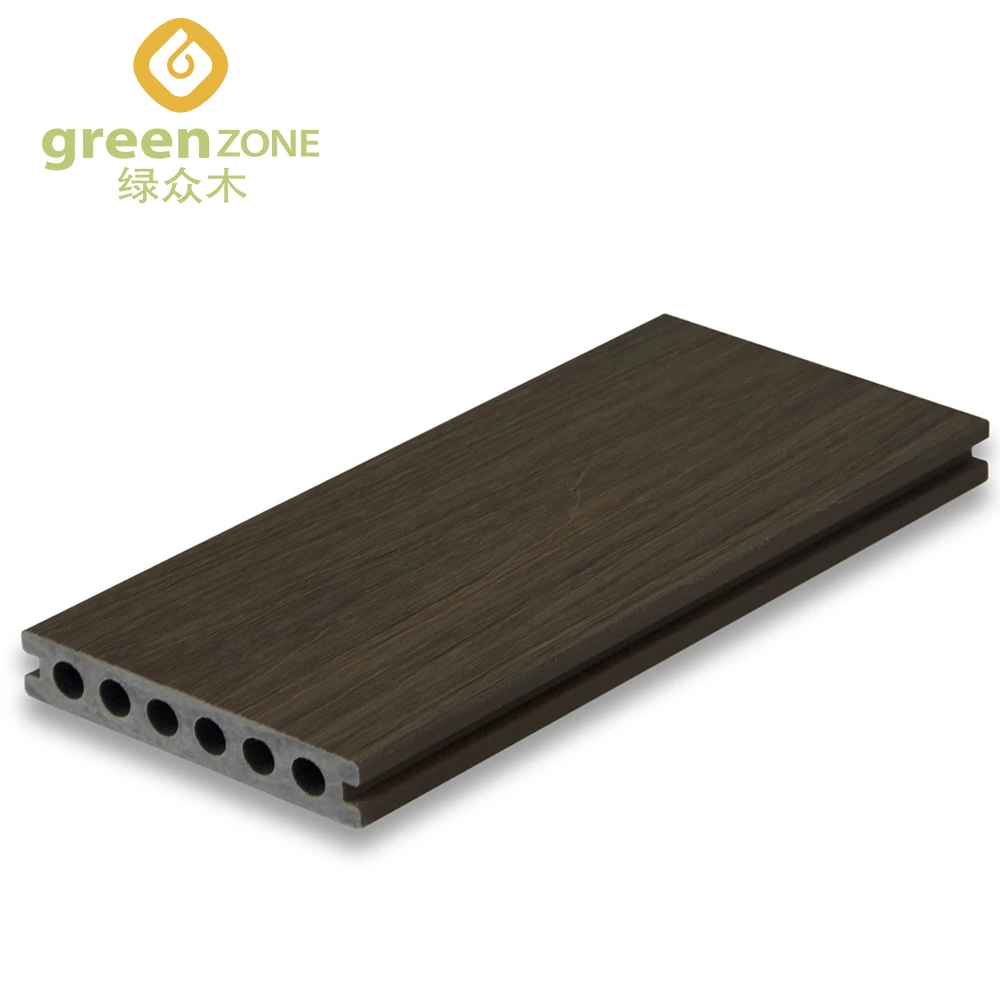 Co-extruded WPC decking wood plastic composite