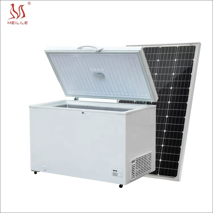 Meilile BD-365 DC24V Solar powered commercial Freezer 365L